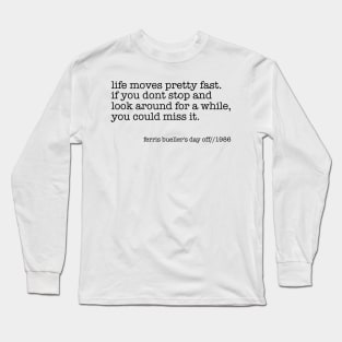 Ferris Bueller's Day Off Long Sleeve T-Shirt